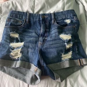 Denim shorts